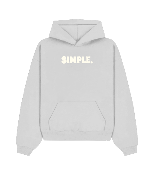 SIMPLE. White hoodie