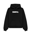 SIMPLE. Black Hoodie