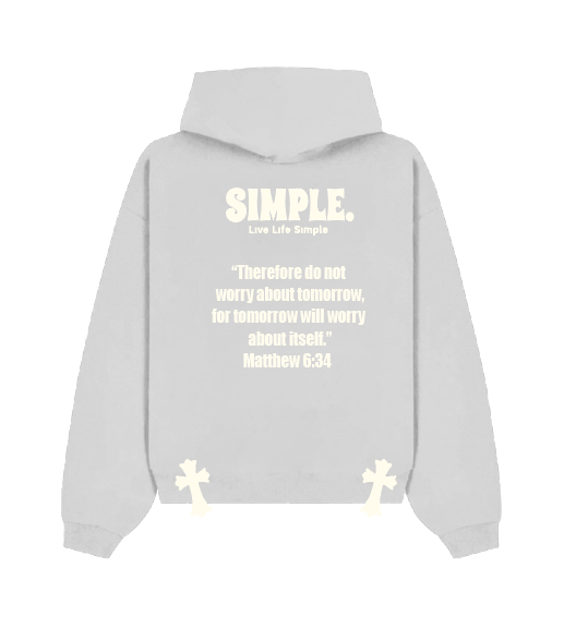 SIMPLE. White hoodie