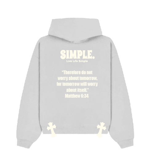 SIMPLE. White hoodie