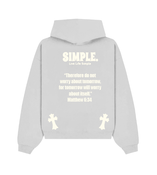 SIMPLE. White hoodie