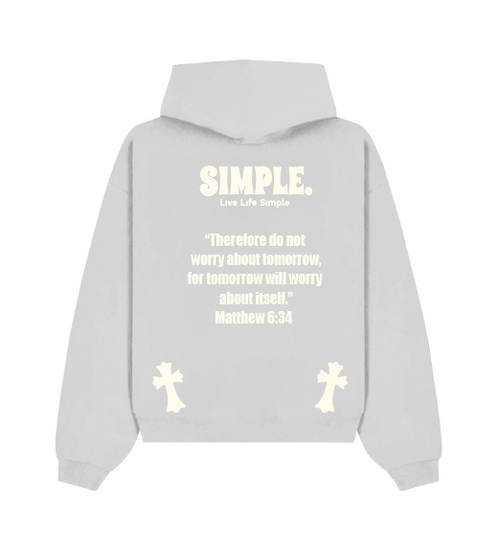 SIMPLE. White hoodie